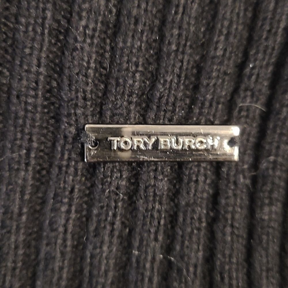 Tory Burch Black Basket Knit Sweater S - Picture 6 of 8